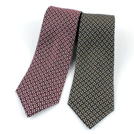 [MAESIO] KSK2564 Wool Silk Houndstooth Necktie 8cm 2Color _ Men's Ties Formal Business, Ties for Men, Prom Wedding Party, All Made in Korea
